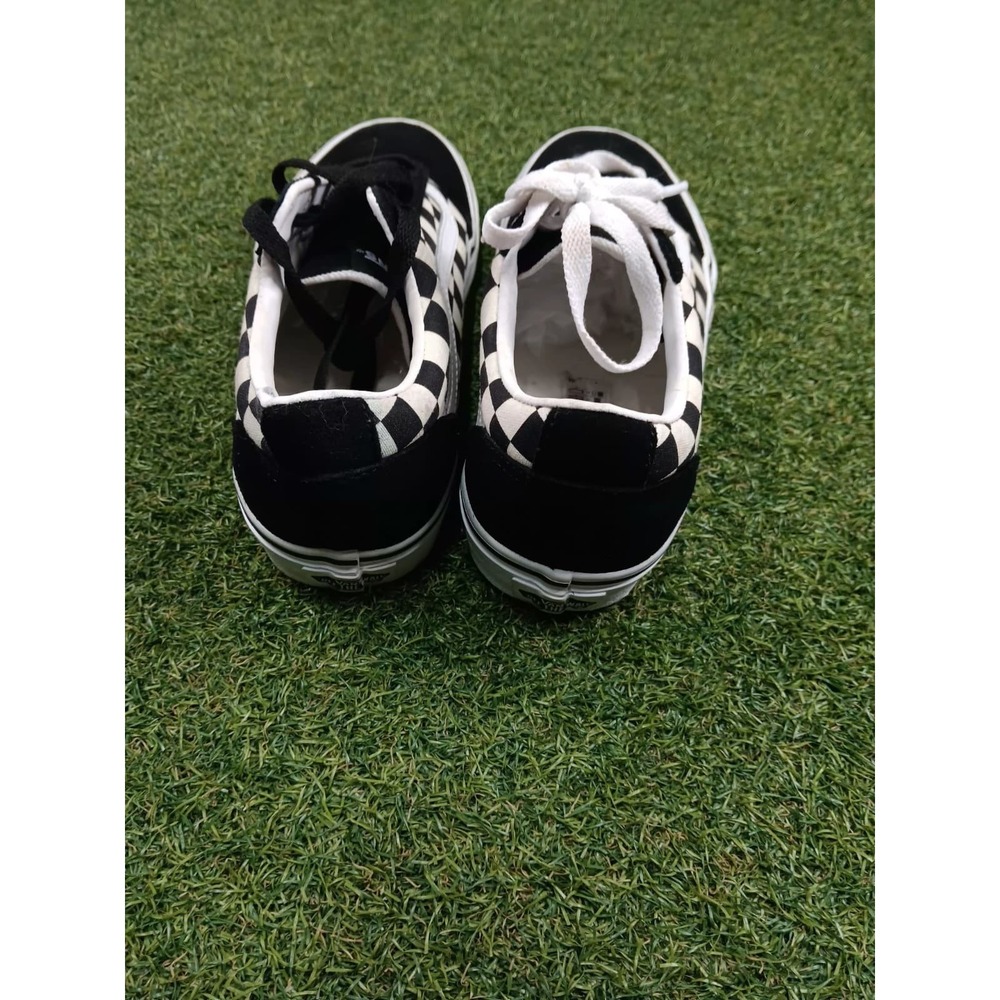 Vans Ward VN0A3IUN5GX Women's 7.5 Casual Shoes Black White Checkerboard Sneakers - Picture 4 of 5
